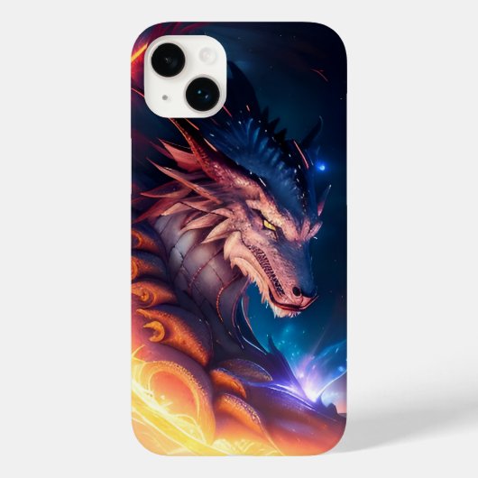 Coques Case-Mate iPhone Nuit de feu Dragon Scape (Verso)