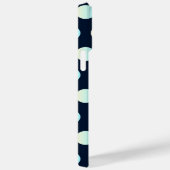 Coques Case-Mate iPhone Nuit de Monogramme Cyclique Jaune Polka Personnali (Verso / Droite)