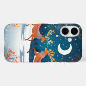 Coques Case-Mate iPhone Nuit de Noël (Verso (horizontal))