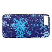 Coques Case-Mate iPhone Nuit de Noël neige (Dos (Horizontal))