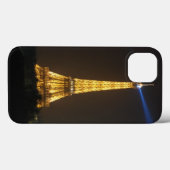 Coques Case-Mate iPhone Nuit de Tour Eiffel (Verso (horizontal))