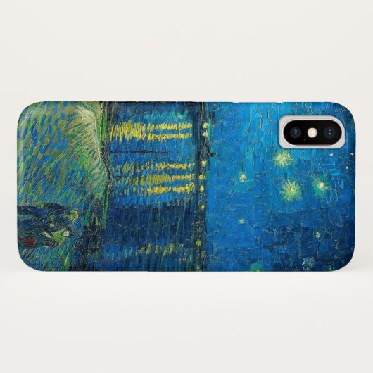Coques Case-Mate iPhone Nuit de Vincent Van Gogh sur le Rhône (Dos (Horizontal))