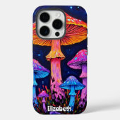 Coques Case-Mate iPhone Nuit des champignons rayonnants (Verso)