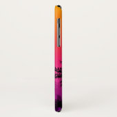 Coques Case-Mate iPhone Nuit d'été Tropical Ombre Beach Nom personnalisé (Dos/Gauche)