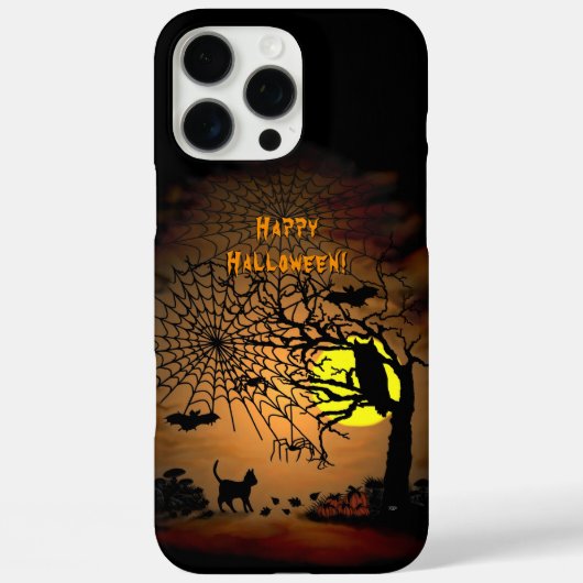 Coques Case-Mate iPhone Nuit d'Halloween, Joyeux Halloween ! (Verso)
