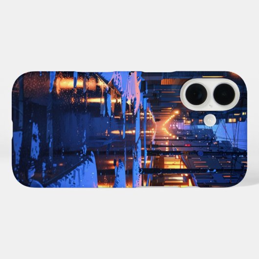 Coques Case-Mate iPhone Nuit d'hiver (Verso (horizontal))