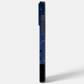 Coques Case-Mate iPhone Nuit d'illustration bleue (Verso / Gauche)