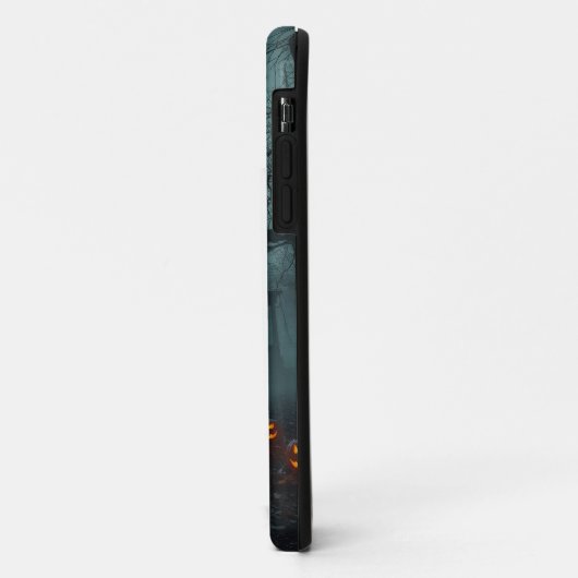 Coques Case-Mate iPhone Nuit éffrayante avec Jack-o'Lanterns (Dos/Gauche)