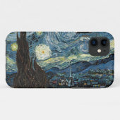 Coques Case-Mate iPhone Nuit étoilée par Van Gogh (Dos (Horizontal))