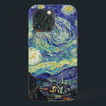 Case-Mate iPhone Case Nuit étoilée par van Gogh<br><div class="desc">Van Gogh était obsédé par le symbolisme des objets lumineux et de la couleur. La lampe était un symbole de calme et de sécurité. L'étoile symbolisait la foi, et la lumière, les réalités humaines. Le bleu ultramarin profond était infini, tandis que le rouge et le vert exprimaient "ces choses terribles,...</div>