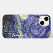 Coques Case-Mate iPhone Nuit étoilée par Vincent van Gogh (Verso (horizontal))