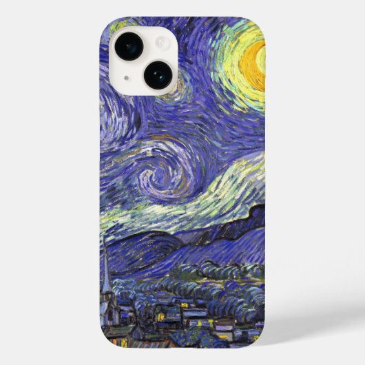 Coques Case-Mate iPhone Nuit étoilée par Vincent van Gogh (Verso)