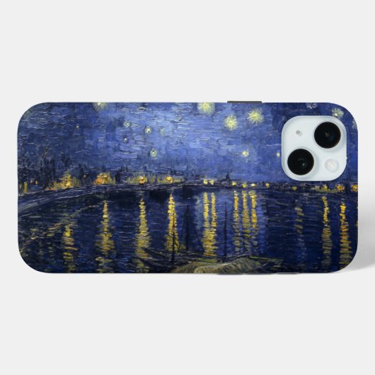 Coques Case-Mate iPhone Nuit étoilée sur le Rhône (Verso (horizontal))