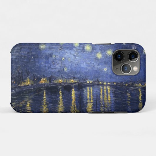 Coques Case-Mate iPhone Nuit étoilée sur le Rhône (Dos (Horizontal))