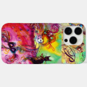 COQUES Case-Mate iPhone NUIT MASQUÉRADE / DAME AVEC CHAT NOIR MONOGRAM (Verso (horizontal))