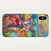 COQUES Case-Mate iPhone NUIT MASQUÉRADE / MONOGRAMME DE DANSE CARNAVALE (Dos (Horizontal))