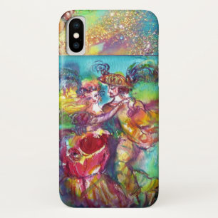 COQUE Case-Mate POUR iPhone NUIT MASQUÉRADE / MONOGRAMME DE DANSE CARNAVALE
