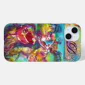 COQUES Case-Mate iPhone NUIT MASQUÉRADE / MONOGRAMME DE DANSE CARNAVALE (Verso (horizontal))