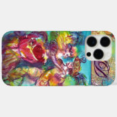 COQUES Case-Mate iPhone NUIT MASQUÉRADE / MONOGRAMME DE DANSE CARNAVALE (Verso (horizontal))