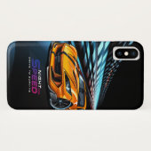 Coques Case-Mate iPhone Nuit pour la Vitesse | (Dos (Horizontal))