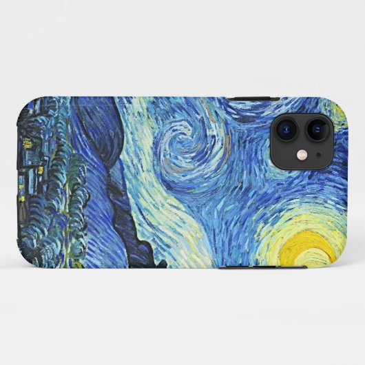 Coques Case-Mate iPhone Nuit Starry Vincent van Gogh (Dos (Horizontal))
