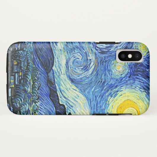 Coques Case-Mate iPhone Nuit Starry Vincent van Gogh (Dos (Horizontal))