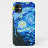 Coques Case-Mate iPhone Nuit Van Gogh Starry (Dos)