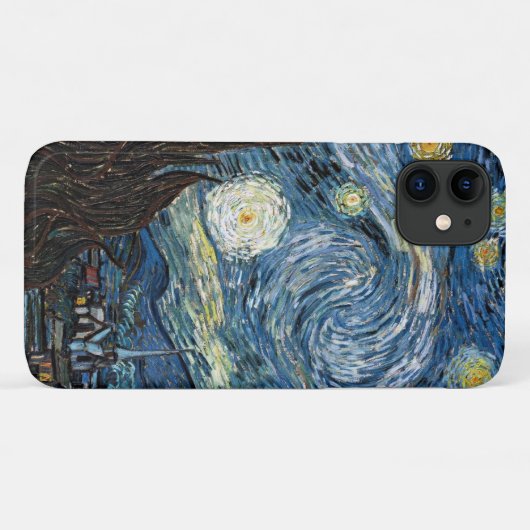 Coques Case-Mate iPhone Nuit Van Gogh Starry (Dos (Horizontal))