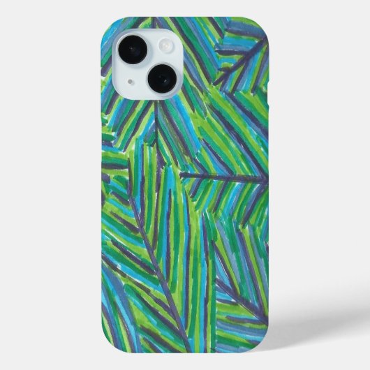 Coques Case-Mate iPhone Nuits tropicales luxuriantes (Verso)