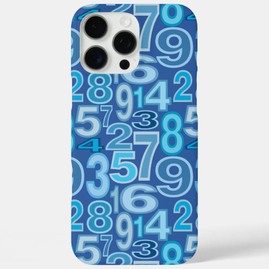 Coques Case-Mate iPhone Number pattern (Verso)