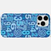 Coques Case-Mate iPhone Number pattern (Verso (horizontal))