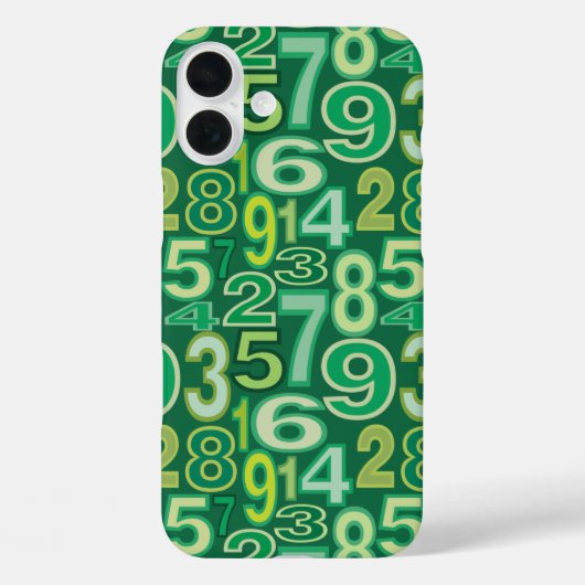 Coques Case-Mate iPhone Number pattern (Verso)