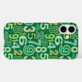 Coques Case-Mate iPhone Number pattern (Verso (horizontal))