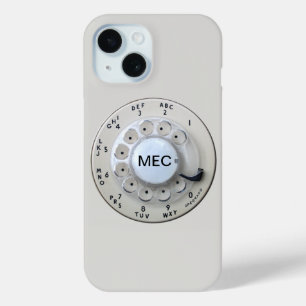Coque Pour iPhone 15 Numéro de téléphone du Rotary de Cram