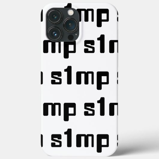 Coques Case-Mate iPhone Numéro Un Simp (Verso)