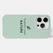 Coques Case-Mate iPhone Nurture Your Nature Minimal Motivational iPhone Ca (Verso (horizontal))