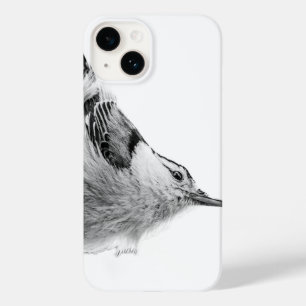 Coque Pour iPhone 14 Nuthatch White Bird Photography