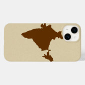 Coques Case-Mate iPhone Nutmeg Spice Modes Inde (Verso (horizontal))