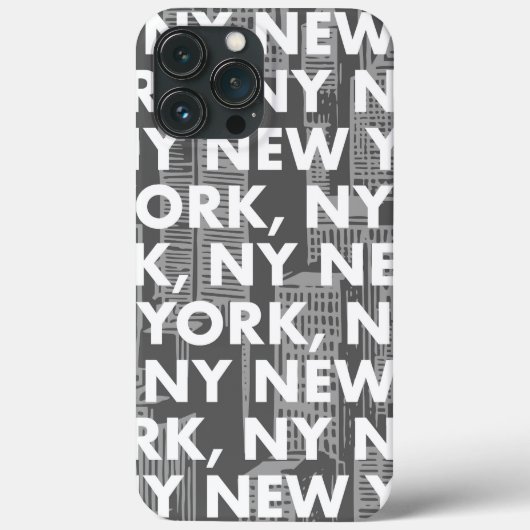 Coques Case-Mate iPhone NY NEW YORK Motif graphique (Verso)