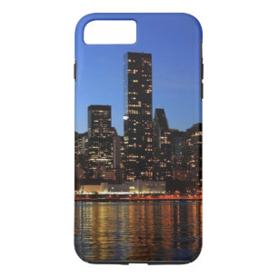 Coque iPhone 7 Plus NYC New York City Manhattan Nuit