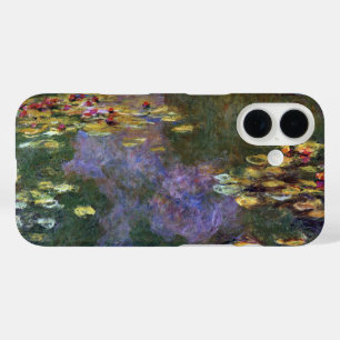 Coques iPhone 16 Nymphéas par Claude Monet, Art de la Nature Vintag