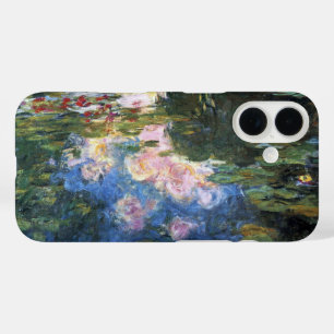 Coques iPhone 16 Nymphéas par Claude Monet, Art du jardin vintage