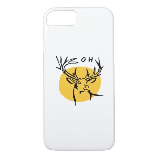 Coques Case-Mate iPhone O Dear O Dear Yellow Artistic Style (Dos)