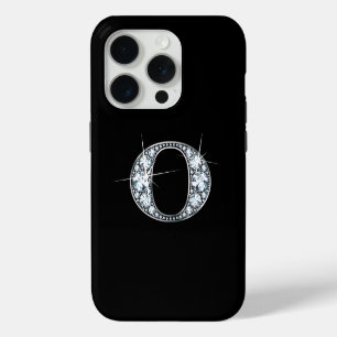 Coque iPhone 15 Pro O Faux Diamond Monogramme