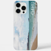 Coques Case-Mate iPhone Oahu Hawaii Waves & Beach Oil Paint Art numérique (Verso)