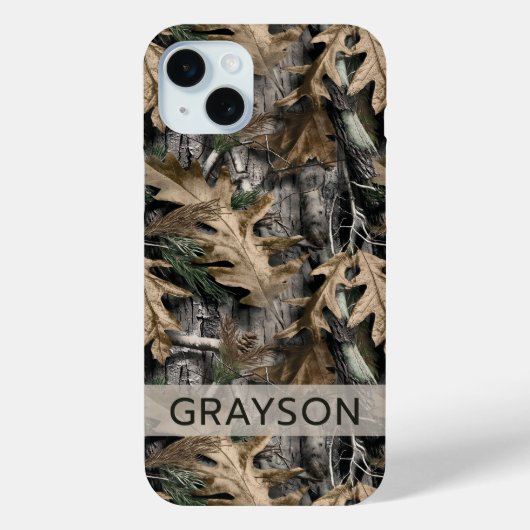 Coques Case-Mate iPhone Oak Tree Camouflage Personalized Case-Mate iPhone (Verso)