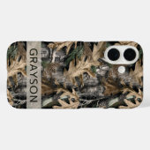 Coques Case-Mate iPhone Oak Tree Camouflage Personalized Case-Mate iPhone (Verso (horizontal))