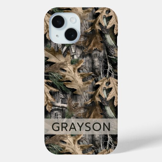 Coques Case-Mate iPhone Oak Tree Camouflage Personalized Case-Mate iPhone (Verso)