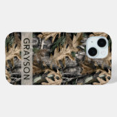 Coques Case-Mate iPhone Oak Tree Camouflage Personalized Case-Mate iPhone (Verso (horizontal))