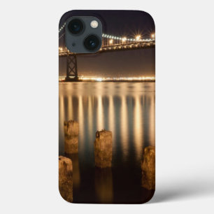 Etui iPhone Case-Mate Oakland Bay Bridge night reflections.